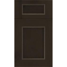 5 Piece Thunder Pewter Glaze Glaze - Stain 5 Piece Cabinets