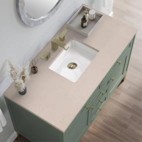 Base with Sink Top Smokey Celadon Green Vanities