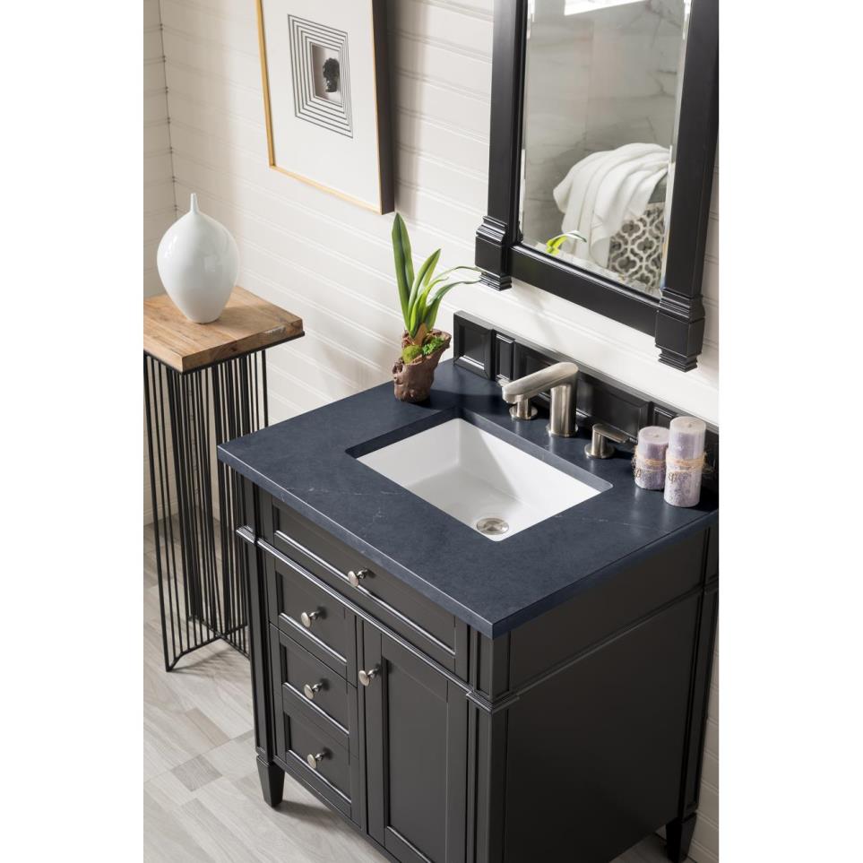 Base with Sink Top Black Onyx Grey / Black Vanities