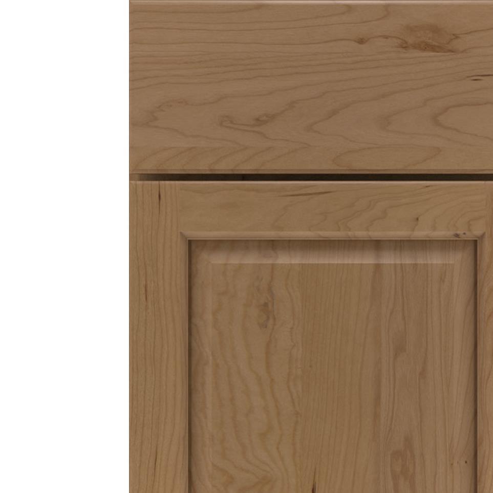 Square Buckskin Medium Finish Square Cabinets