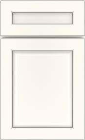 White With Grey Stone Penned