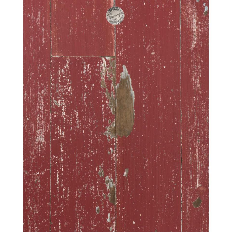 Plank Weathered Ruby Red Dark Finish Hardwood