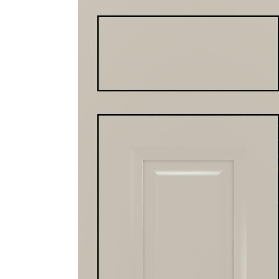 Square Mindful Gray Paint - Grey Square Cabinets