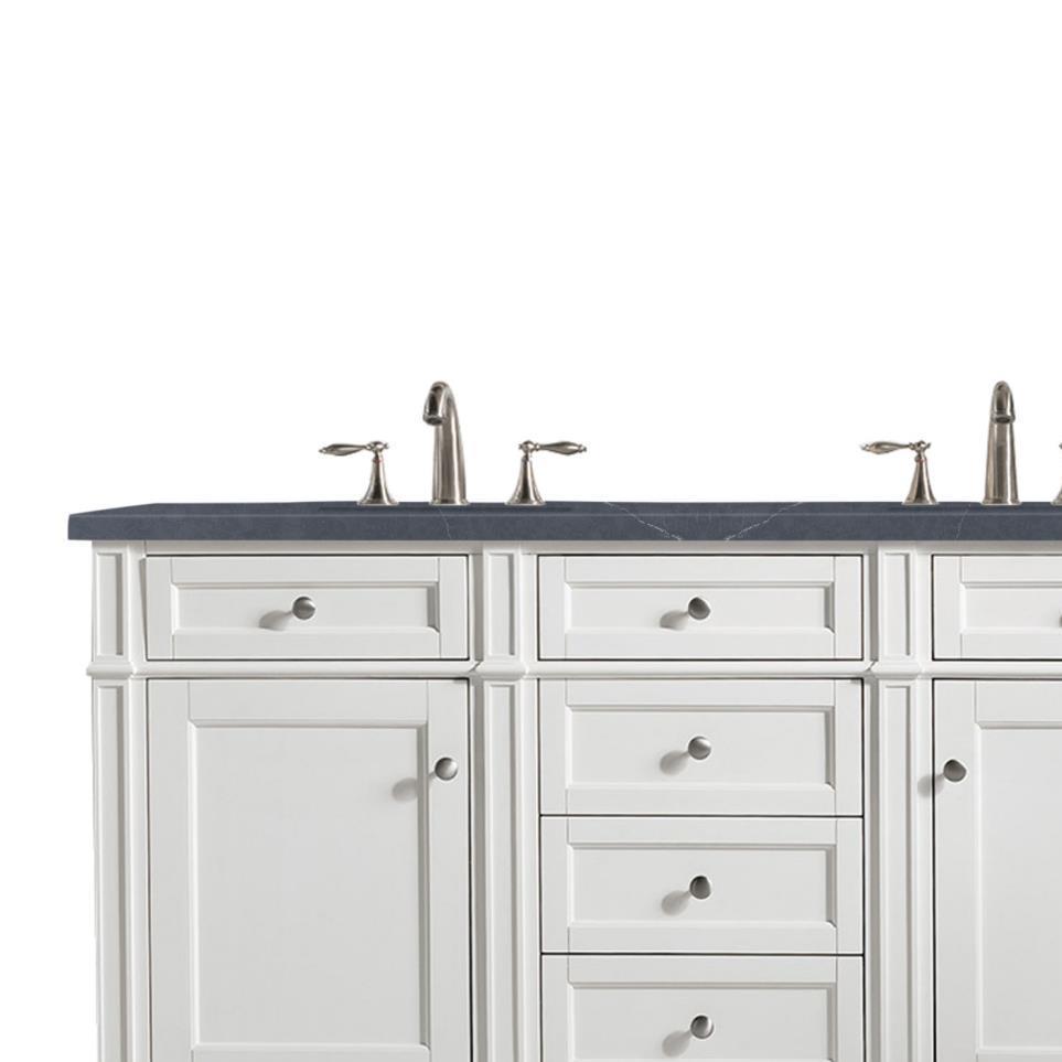 Base with Sink Top Bright White White Vanities