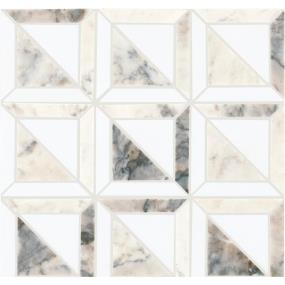 Mosaic Illusive Blend Polished Gray Tile