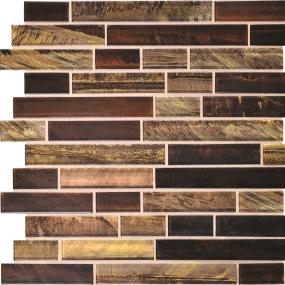 Mosaic Siberian Glass Brown Tile