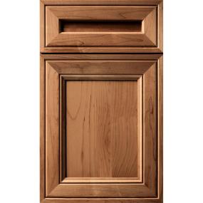 Square Coffee Medium Finish Square Cabinets