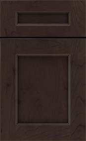 5 Piece Thatch Dark Finish Cabinets