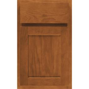 Square Cattail Medium Finish Square Cabinets
