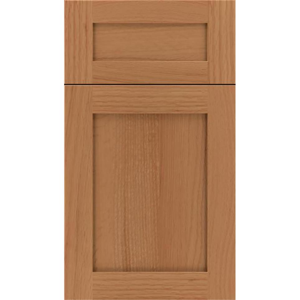 Square Ginger Light Finish Square Cabinets