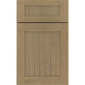 5 Piece Buckskin Medium Finish 5 Piece Cabinets