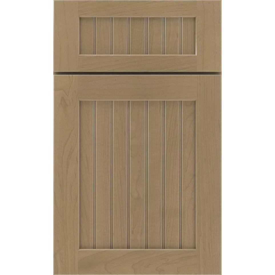 5 Piece Buckskin Medium Finish 5 Piece Cabinets