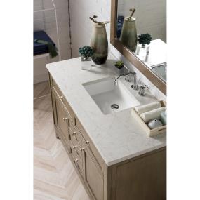 Base with Sink Top White Washed Walnut Light Finish Vanities