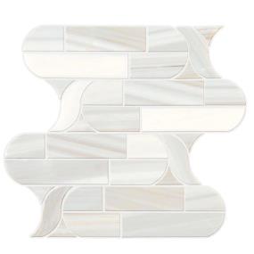 Mosaic Calacatta Dolomiti Mixed White Tile