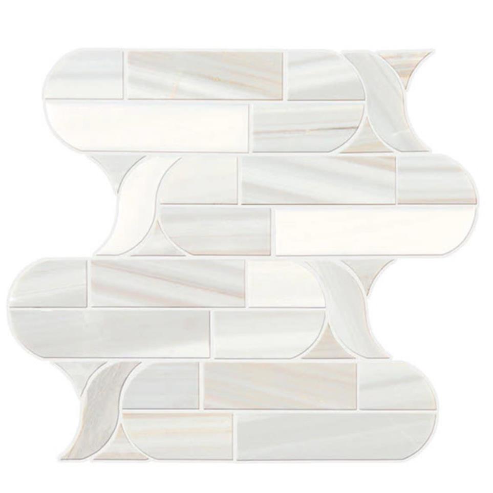 Mosaic Calacatta Dolomiti Mixed White Tile