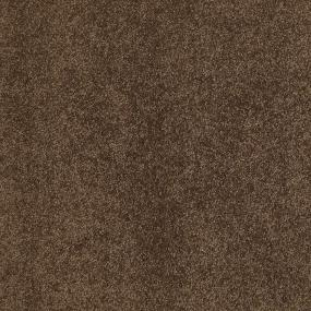 Textured Saxony Sleeping Bear Brown Carpet
