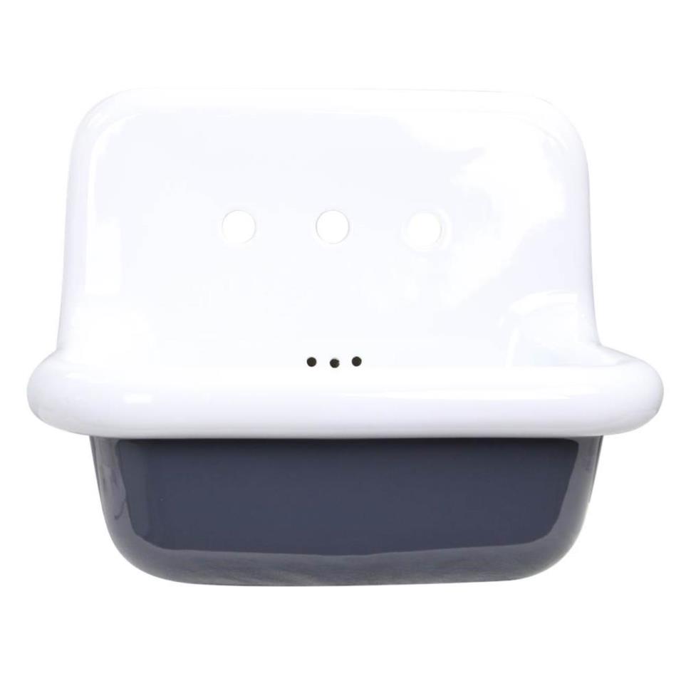 Bath White/Green  Bathroom Sinks