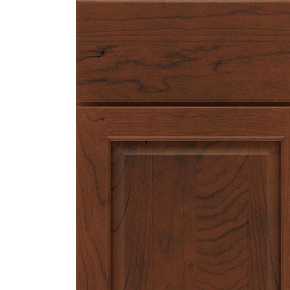 Square Tundra Dark Finish Square Cabinets