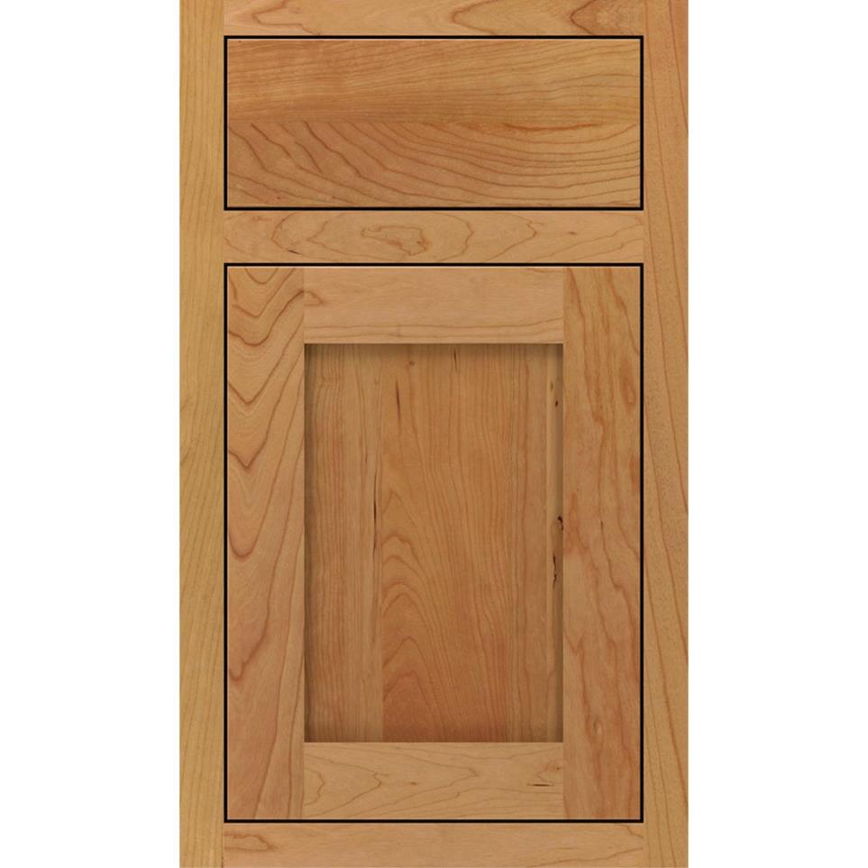 Square Natural Light Finish Square Cabinets