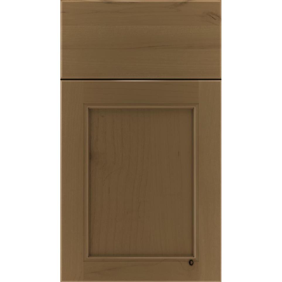 Square Frappe Medium Finish Square Cabinets