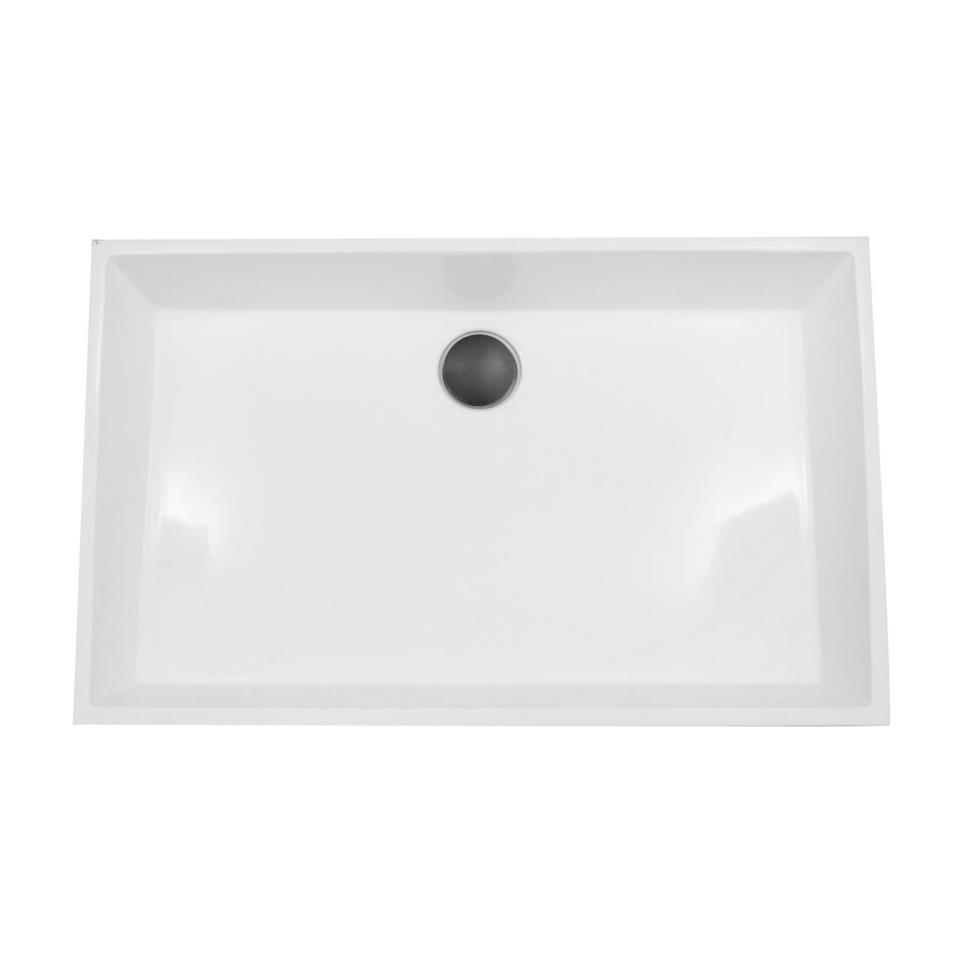 Bath White  Bathroom Sinks