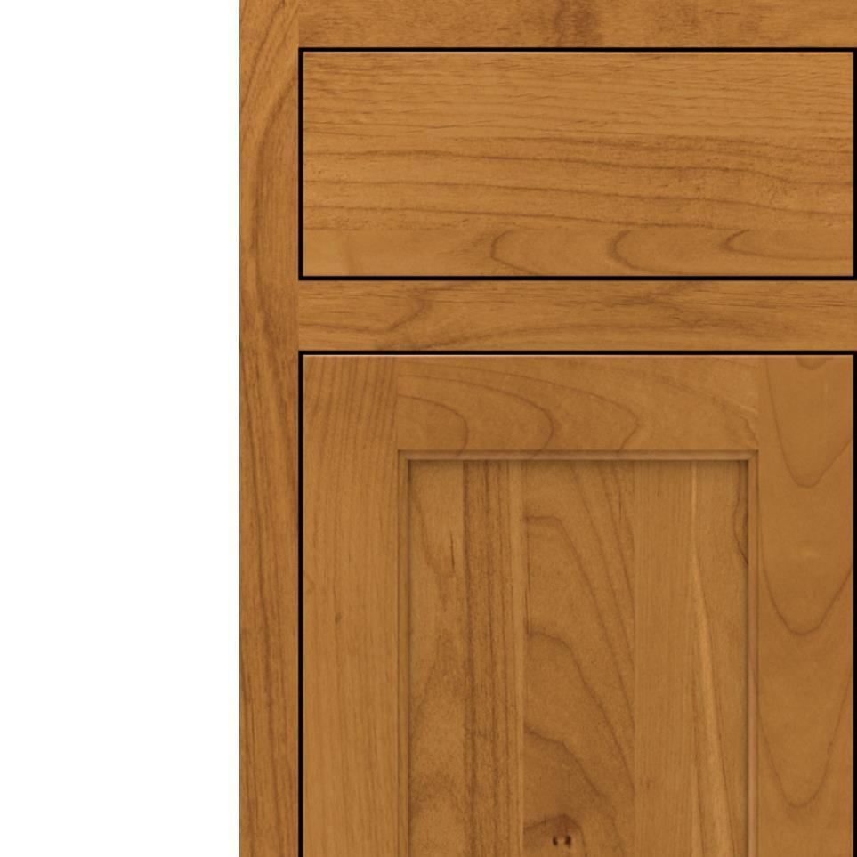 Square Wheatfield Light Finish Square Cabinets