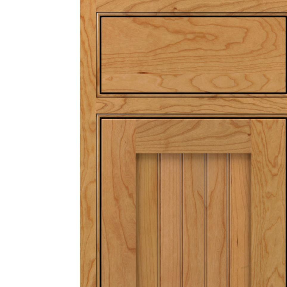 Square Natural Light Finish Square Cabinets