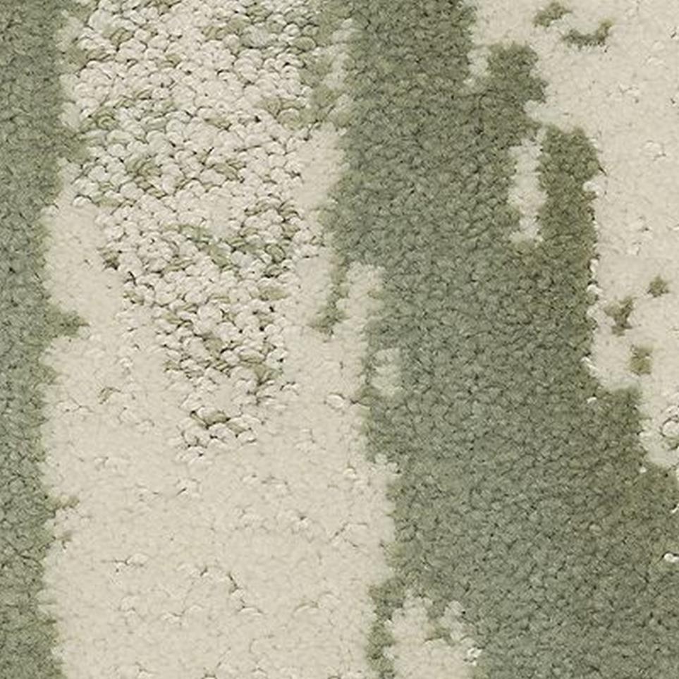Pattern Echo Green Carpet