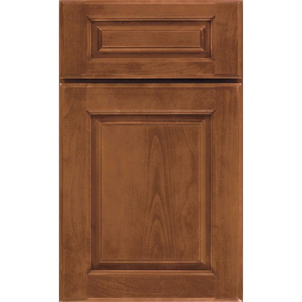 Square Coffee Medium Finish Square Cabinets