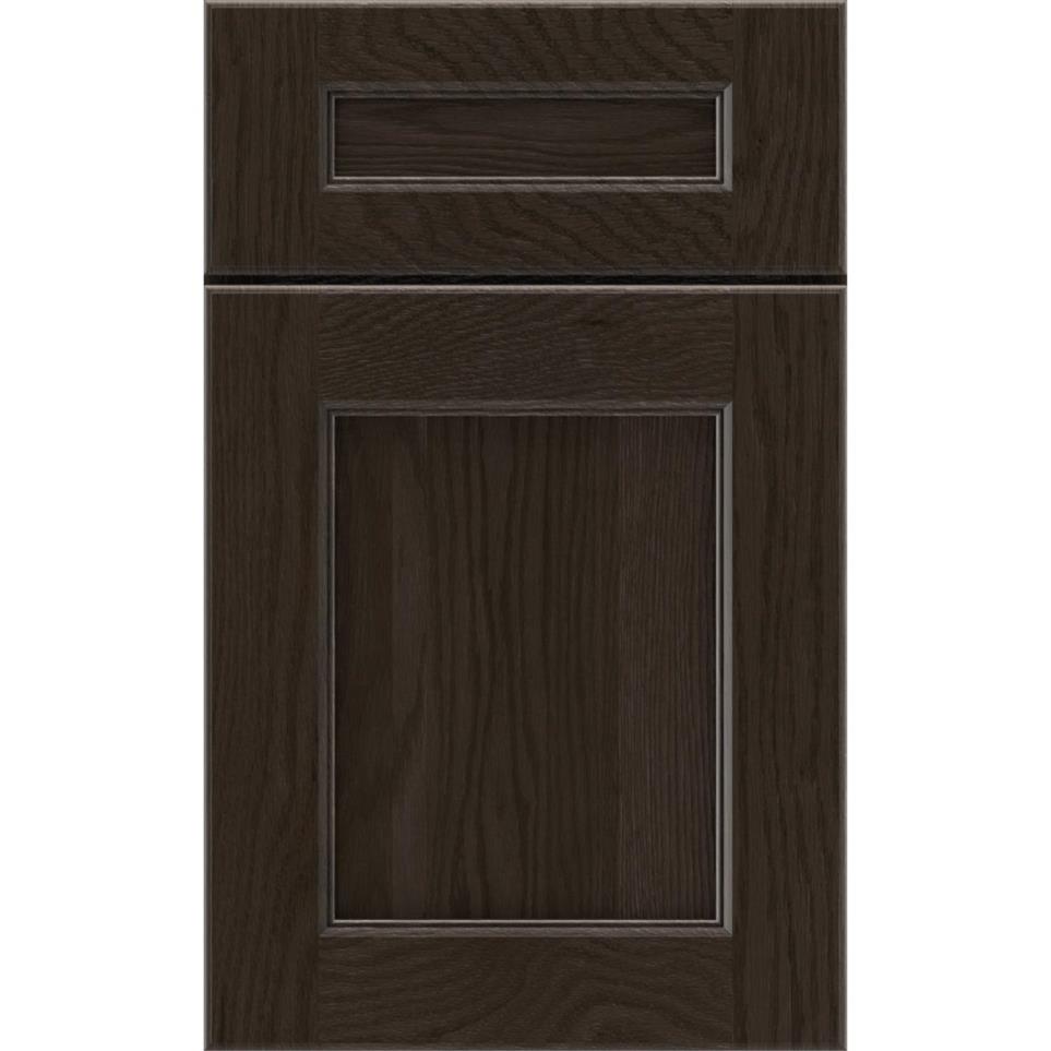 5 Piece Thatch Dark Finish 5 Piece Cabinets