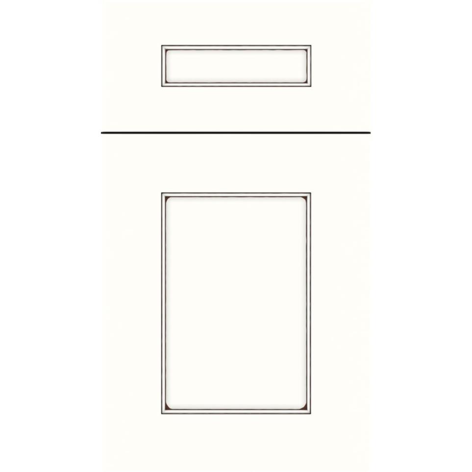 5 Piece Alabaster Mocha Glaze Glaze - Paint 5 Piece Cabinets