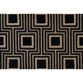 Woven Noir Black Carpet