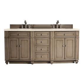 Base with Sink Top Whitewashed Walnut Light Finish Vanities