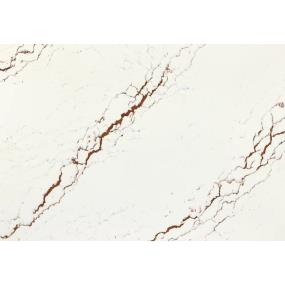 Slab Inverness Bronze White Quartz Countertops