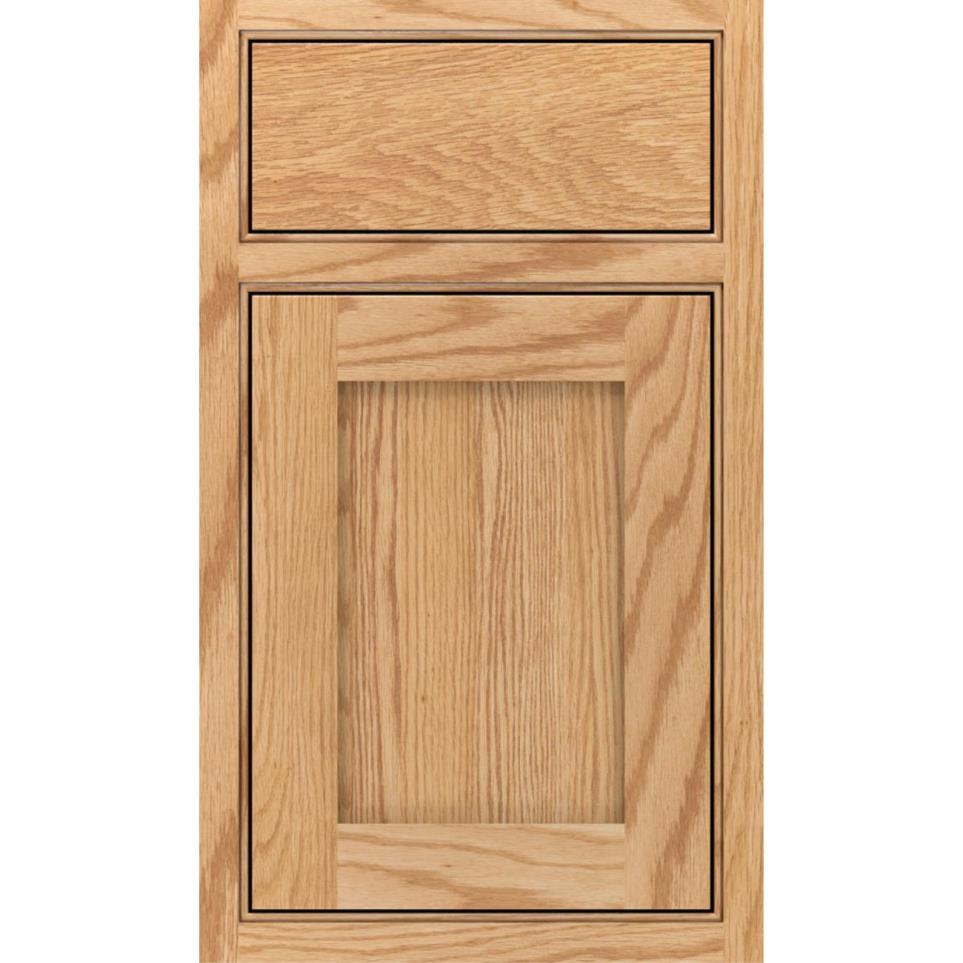 Square Natural Light Finish Square Cabinets