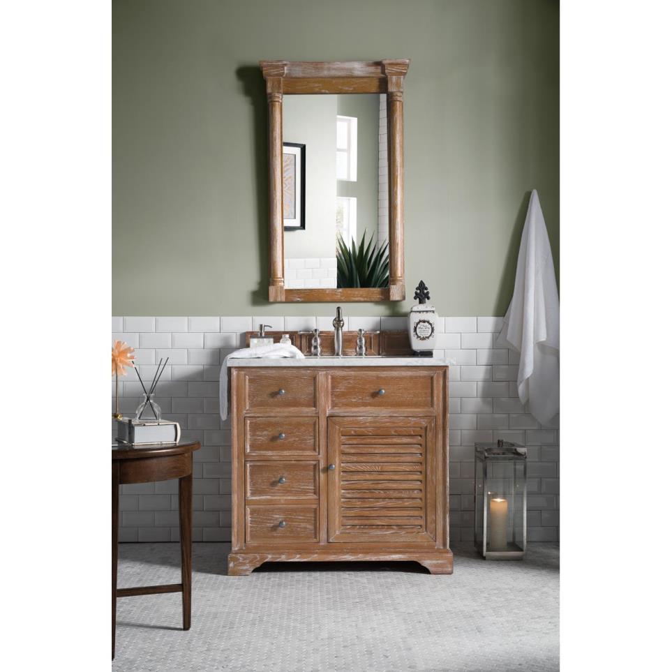 Base with Sink Top Driftwood Medium Finish Vanities