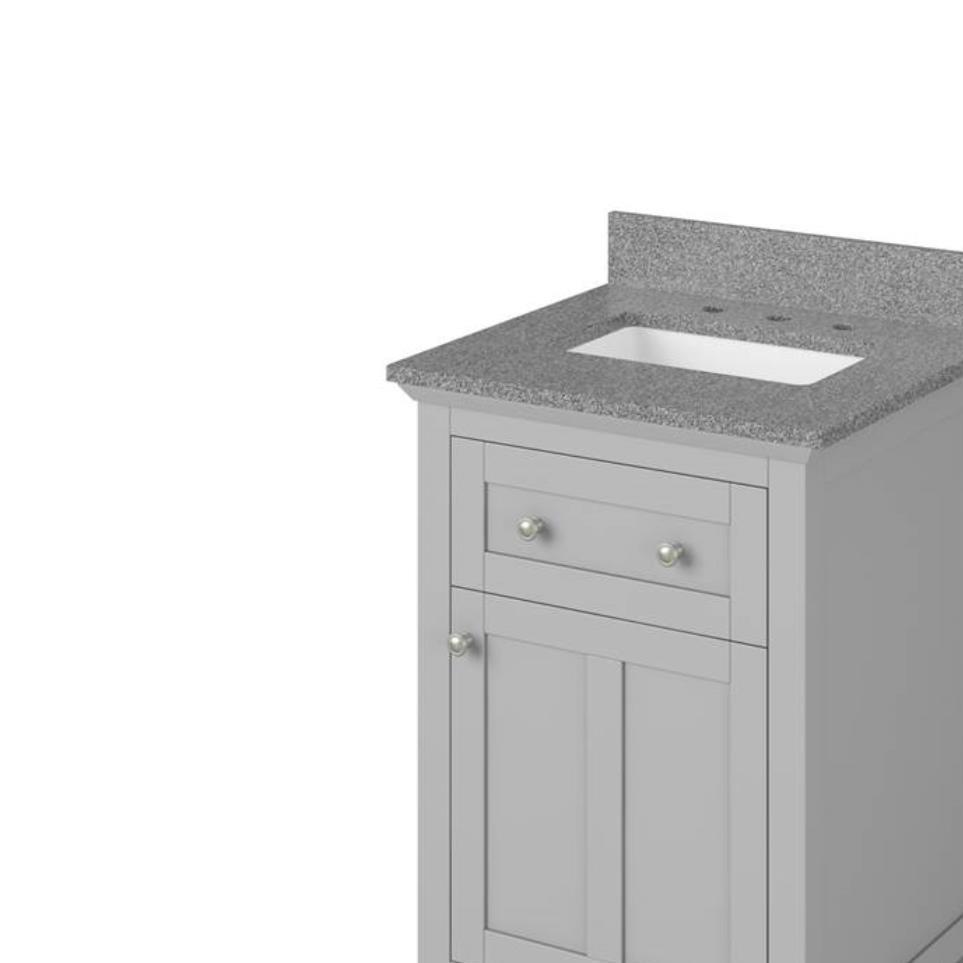 Base with Sink Top Grey Grey / Black Vanities