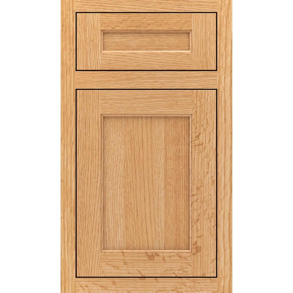 Square Natural Light Finish Square Cabinets