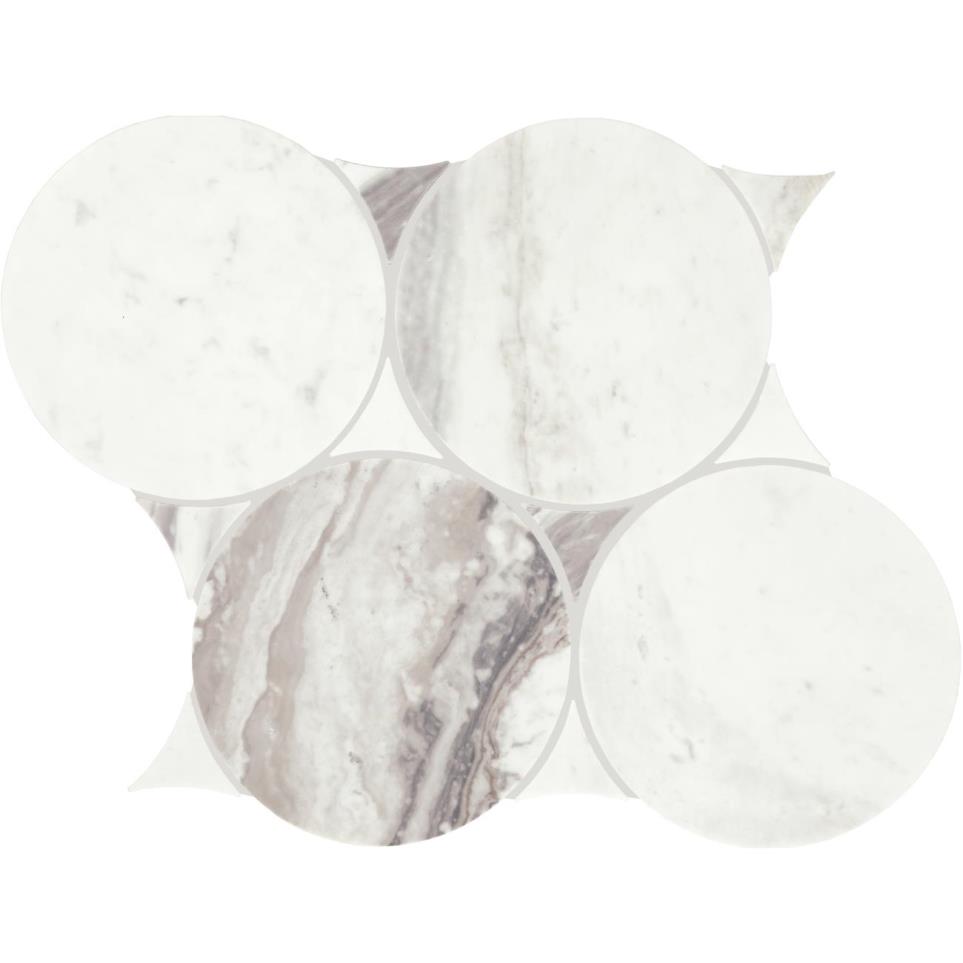 Mosaic Volakas Polished White Tile