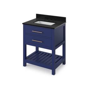 Base with Sink Top Hale Blue Blue / Purple Vanities