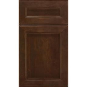 Square Cappuccino Dark Finish Square Cabinets