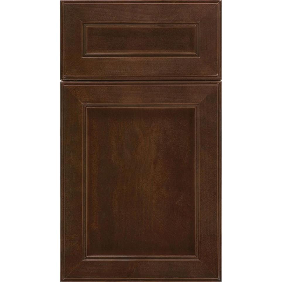 Square Cappuccino Dark Finish Square Cabinets