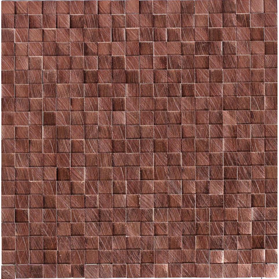 Mosaic Copper Satin Brown Tile