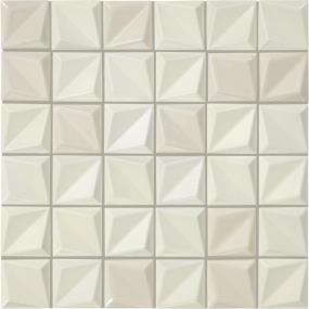 Mosaic Pearl Glossy White Tile