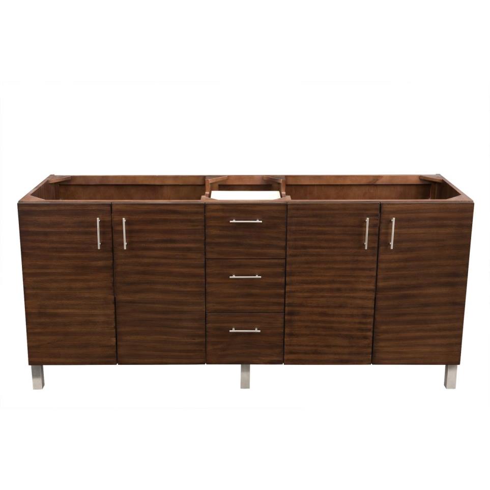 Base with Sink Top American Walnut Medium Finish Vanities