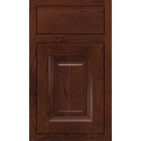Square Sepia Dark Finish Square Cabinets