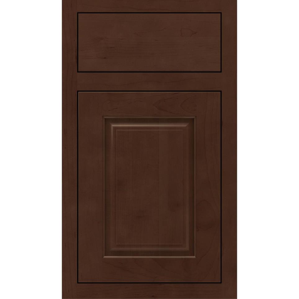 Square Bombay Dark Finish Square Cabinets