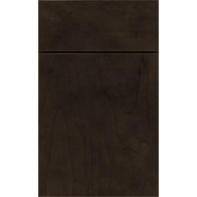 Slab Thatch Dark Finish Slab Cabinets