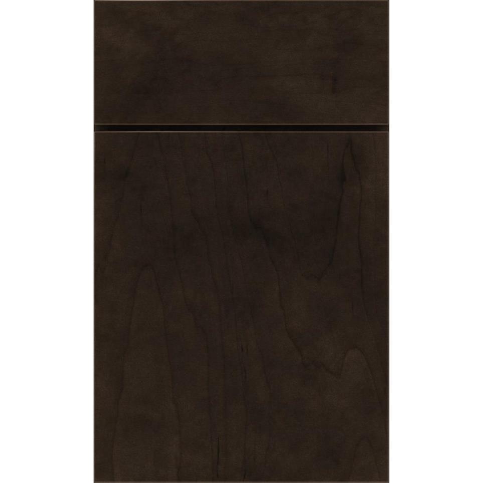 Slab Thatch Dark Finish Slab Cabinets