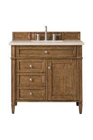 Base with Sink Top Saddle Brown Medium Finish Vanities